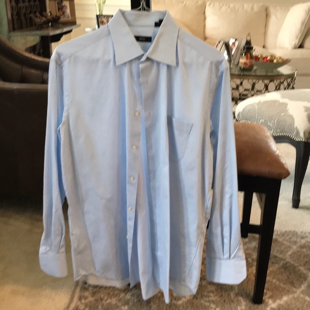 Hugo Boss men’s dress shirt, size 16, 34/35